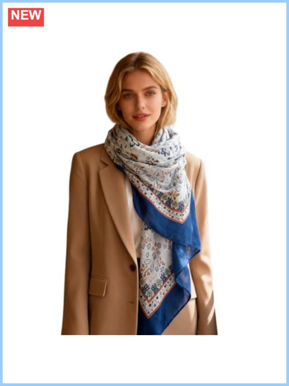 Large Square Scarf Wrap Shawl Sarong Hair Wrap Polyester Women